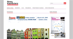 Desktop Screenshot of nowykamieniarz.pl